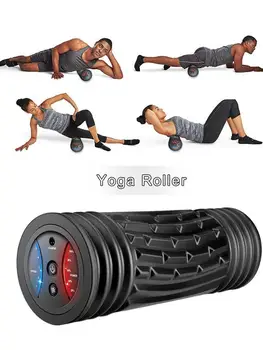 High-end 5 Stopenj Električni Joga Roller Sprostitev Mišic Vibracije Massager za Fitnes Oprema Športna Lepota Zdravje Masaža