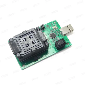 EMMC153/169 Test Vtičnico USB Reader IC velikost 11.5 x13 mm NAND Flash Test za Obnovitev Podatkov