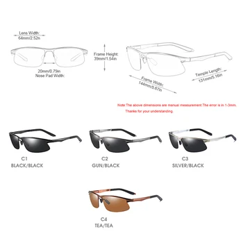 FUQIAN Nov Design Športna sončna Očala Moški Letnik Rimless Prostem sončna Očala Kovinsko Črna, Odtenki Vožnje Očala UV400