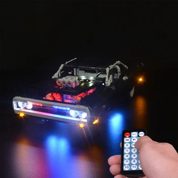 LED Osvetlitev, Komplet Za Dom JE Dodge Charger 42111 (LED Osvetlitev Vključena Le, Št Blok Kit) - Daljinski upravljalnik Različica