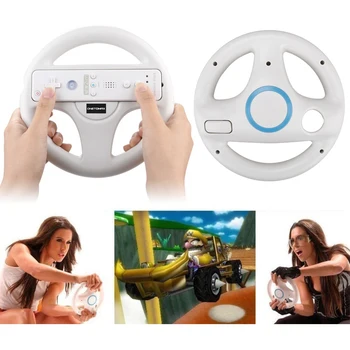 2Pcs Igra Dirke Volan za Nintendo Wii Kart Daljinski upravljalnik Igra Dirke Volan
