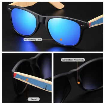 EZREAL Retro Klasična Les, sončna Očala Moških Bambusa Sunglass Ženske blagovne Znamke Design Sport Očala sončna Očala Odtenki lunette oculo