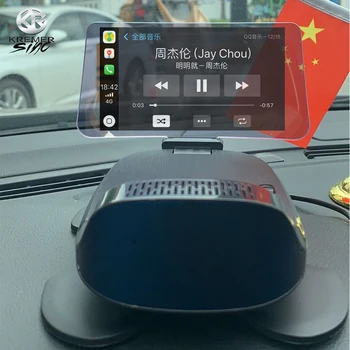 ISmart auto HUD Brezžični CarPlay Žično Android Auto Rešitev za Vse Modelov Avtomobilov, Plug and Play