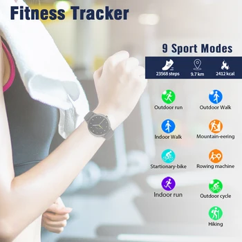 IOWODO X2 Pametno Gledati Moški Ženske Srčnega utripa 45 Dni Baterije 5ATM Nepremočljiva Šport za Moške Smartwatches Za Android iOS