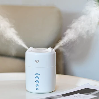 Aroma Öl Diffusor Wasser Nebel Maker Fogger Doppel Nebel-luftbefeuchter Luft Diffusor Aromatherapie Luftreiniger Hause Büro