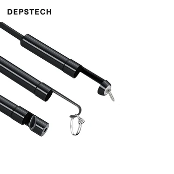 Depstech Mini Nepremočljiva HD Brezžični Endoskop-Pregledovalna Kamera 8,5 mm Borescope Kavljem Magnet Strani Ogledalo Nastavite Dodatki