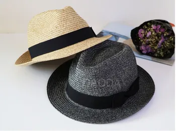 Gospa velikosti slamnik poletje panamski klobuk veliko glavo Jazz klobuk moških plus velikost fedora klobuk 54-56 cm 56-58 cm 58-60 cm 61-62 cm