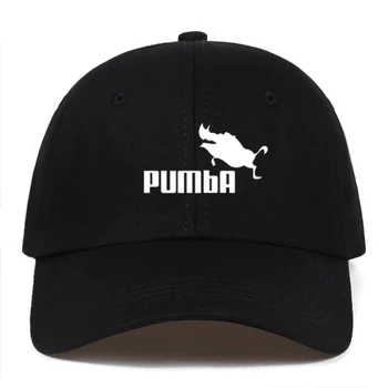 Moški in ženske men Pumba Baseball caps Priložnostne pismo vezenje Risanka oče klobuk poletje nastavljiv bombaž kapa klobuki