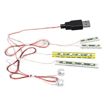 USB LED Osvetlitev Komplet za 21310 za Ribolov, Trgovina Ribič Kabini Stavbe, Bloki, Opeke Igrača (Samo Lučka LED Vključena)
