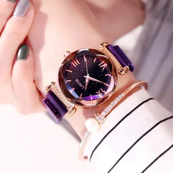 Luksuzni Zvezdnato Nebo, Ure Za Ženske Do Leta 2020 Novo Stilsko Rose Zlata Izbiranje Diamond Ročno Uro Vroče Ura Reloj Mujer
