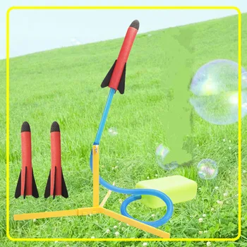 Izobraževalne otroške Igrače na Prostem Pedal Raketa Topovi, Raketnimi Igrača EVA Zagon Raketni Topovi na Prostem Igrače, ki So Dobre Kakovosti