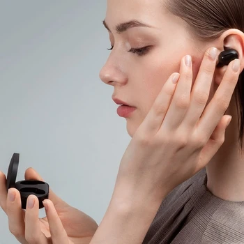 Original Xiaomi Mi Redmi AirDots Čepkov Bluetooth 50 TWS Res slušalke
