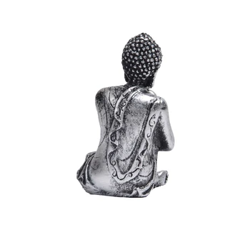 Obrti Mini Jugovzhodna Azija Starinskem Stilu Lepe Smolo Buda Dragocene Skulpture, Ki Meditira Office Home Decor Darilo