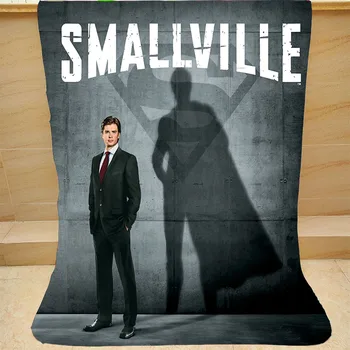 Smallville Koralni Flis Odeje na Posteljo/Kavč vrgel Plišastih otroci Spalna Kritje Posteljnina Vrže Bedsheet za Valentinovo darilo