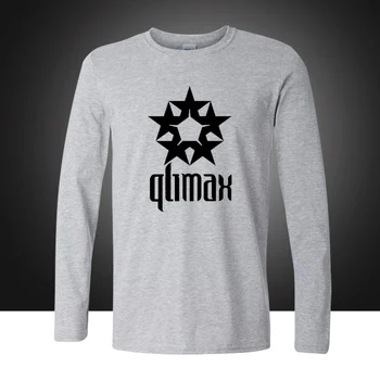 2019 Qlimax rock band oblikovalec t-shirt moški bombaž tiskanje ples svoboden dolgo rokavi T-shirt plus velikost športna oblačila