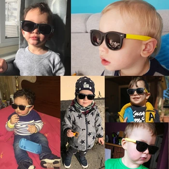 Novo Otroci Polarizirana sončna Očala 2020 TR90 Fantje Dekleta sončna Očala Silikonska zaščitna Očala Darilo Za Otroke, Otroška Očala UV400