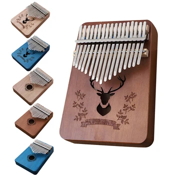 17 Tipke Kalimba Afriške Palec Prst Klavir Lesa Kalimba Prenosni Glasbeni Instrument, kalimba palec klavir Telo Glasbeni Instrument