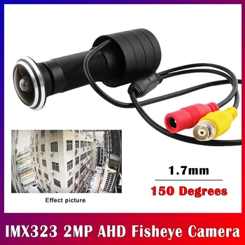 NEOCoolcam 2MP Vrata Oči Luknjo Bullet AHD CCTV Mini Kamera 1080P Luknjo Fisheye IMX323 Senzor 150 Stopinj nadzorna Kamera