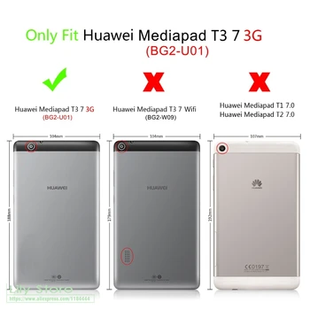 Pravi Stekla 9H Kaljeno Steklo Screen Protector Film Za Huawei MediaPad T3 7.0 3G 7