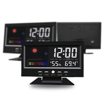 Zaslon LCD Barvni Zaslon, Digitalna USB Temperatura Vlažnost Čas Prikaza Datuma Budilka prikaz ur, minut, datuma, meseca, tedna in 12/24