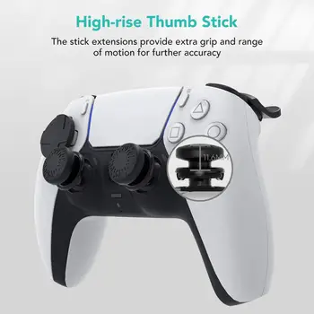 Kovček Za PS5 DualShock Brezžični Krmilnik Trdega Zaščitni Lupini Kritje Primeru Kožo Ročaj Kritje In Palcem Kape Stick
