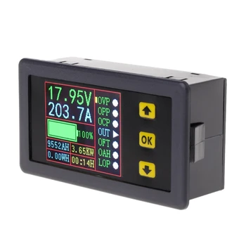 Digitalni Multimeter Polnjenje-Praznjenje Baterije Tester DC 0-90V 0-20A Volt Amp Meter