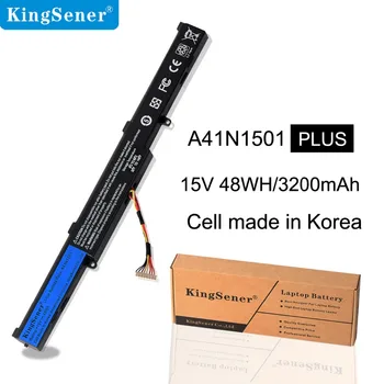 KingSener A41N1501 Laptop Baterija za ASUS N552 N552V N552VW N752 N752V N752VW GL752JW GL752 GL752VL GL752VW Serije Koreja Celice