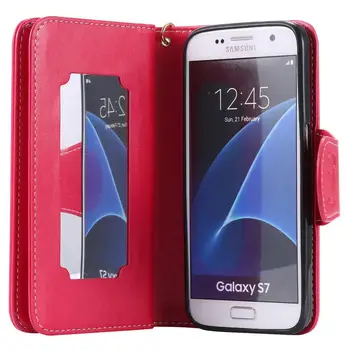 Nephy Denarnica Usnje Flip Primeru Telefon Za Samsung Galaxy S8 S9 Plus S6 S7 Rob S3 S5 Neo S4 A3 A5 J3 J5 J7 2016 2017 Opomba 8 Pokrov