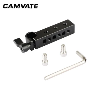 CAMVATE 15 mm Standard En Rod Objemka Za DSLR Fotoaparat težav poiščete / Izražanju Roke/ Čevelj Nosilci/ Magic Arm/ Žogo Glavo Montaža