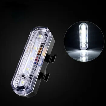 COB LED Kolesa Kolo Kolesarjenje Zadaj Rep Svetlobe USB Polnilne 4 Načini Prenosne Luči, USB Slog Polnilne Baterije ali Slog
