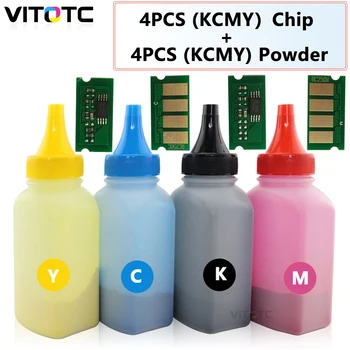 4 Barvni Toner prahu in čip Kit Komplet Združljiv Za Ricoh SP C220 C220N C221sf C222 C240 SPC220 SPC240DN SPC240SF Laserski Tiskalnik