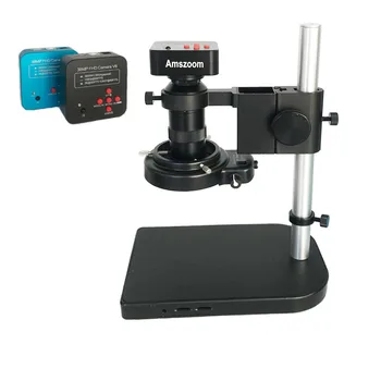 Novi Model 38MP HDMI-USB Digitalni Mikroskop, Kamera+Mini stojalo +56 LED Luči luči Za Nakit Telefon Orodje za Popravilo Kit