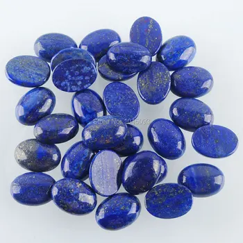 Naravni Lapis Lazuli Gem Kamen Krog Chrysoprase CAB Brez skritih Nakit 15x20x6MM 20pcs/veliko QU3035
