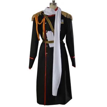 Hetalia Rusija Ivan Braginski Vojaško Uniformo cosplay kostum