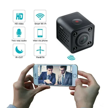 HDQ9 Mini WiFi Kamera HD 1080P Video, Avdio Snemalnik z IR Nočno Vizijo Zaznavanje Gibanja Majhne Brezžične Kamere Avto Mikro Cam