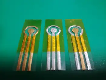 Tri Elektroda Elektrokemijske Sitotisk Ogljikovih Elektrod Zlata Dveh Elektrod (Merilnik Glukoze V Krvi Preizkus Znanja Papirja