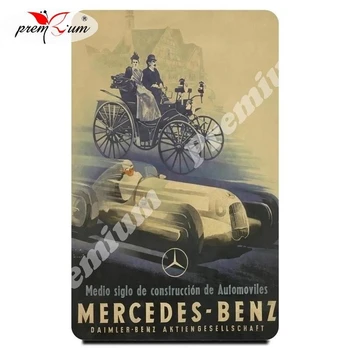 Hladilnik magnet, trgovina s spominki, Mercedes-Benz Репринт винтажного постера