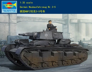 Trobenta 05529 1:35 nemški NBFZ tank 3-5. Sestavljanje modela