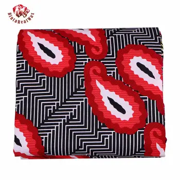 Ankara Afriške Natisne Mozaik Pravi Vosek Obleko Šivanje Tissu Obrti DIY Tekstilni Material za Poroko FP6106
