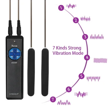 OLO Bullet Vibrator Dvojna Vibracijska Močne Vibracije Klitoris Stimulator Skok Jajce, Bradavice, Masaža 7 Hitrosti Sex Igrače za Ženske