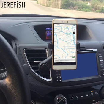 JEREFISH Univerzalni Avto Nosilec za Telefon, Nastavljiv Zraka Vent Gori Nosilec za iPhone 7 8Plus 6s X Galaxy S4 Huawei Telefon Gori