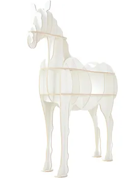 Les obrti konj desk konja, kava miza lesena doma pohištvo Evropi slog lesene dom dekoracija dodatna oprema konja kip