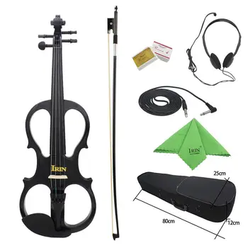 IRIN 4/4 Akustična Električna Violina Violina z Violino Primeru Zajema Lok za Glasbene, Strunami Instrument, Ljubitelji Začetnike