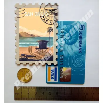 San Diego trgovina s spominki magnet letnik turistični plakat