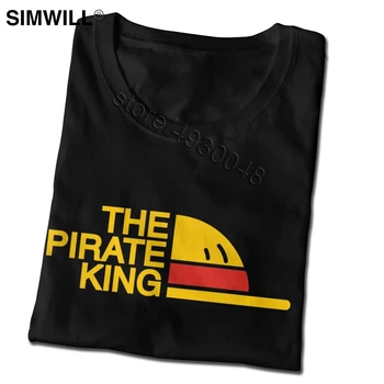 Poletje Nov Prihod Bombaž En Kos T-Shirt Kratkimi Manga Pirat Kralj Graphic Tee Dropshipping Anime T Shirt Oblačila