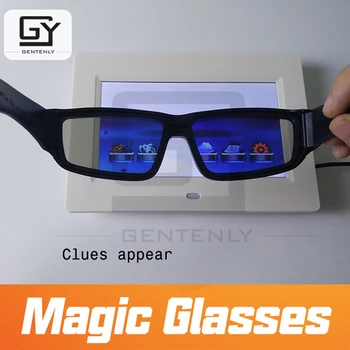 Pobeg sobi prop Čarobno očala uporabite neverjetno očala, da bi našli nevidno namige, skrivnosti, senat soba magic prop za resnično življenje, pobeg