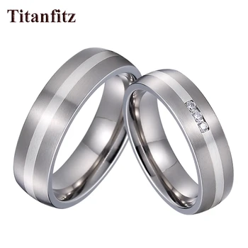 Ročno Ljubezen Koalicije poročni prstani set za pare moških in žensk titana nakit nikoli ne zbledi zveze obroč